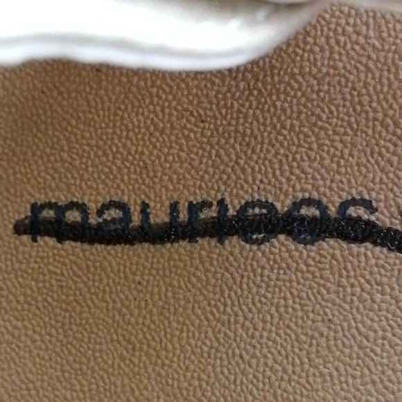 Maurices Womens Felicity Sandals Gold Hook Loop Ankle Strap Cork Heel 8 - Picture 8 of 9